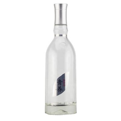 Custom Logo And Printing Design Transparent Liquor Spirits Glass Bottles For Vodka Whiskey Brandy Rum With Aluminum Caps 700ml