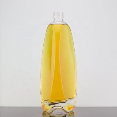 Customized Design Super Flint 700 Ml Glass Bottle Tequila Decoration Bottle