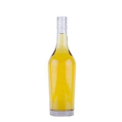 Low Price Clear Bottle With Super Flint Glass 500 Ml Whiskey Bottle With Decoration 