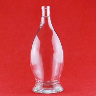 Custom Made Unique Design 700ML Glass Wine Bottle Big Belly Shape 750ml Glass Vodka Bottles 