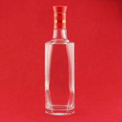 Wholesale Price Unique Shape Good Color Liquor Glass Bottle For Lids 