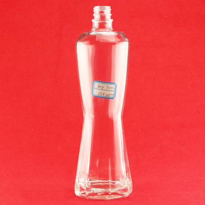 Unique Shaped 750ml Glass Bottle Customized Shape Bottle 