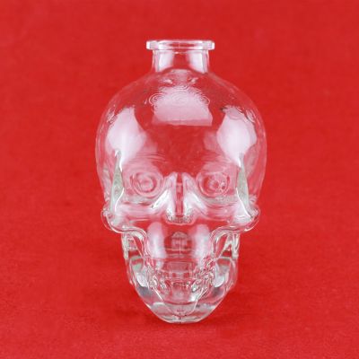 Novelty Skull Glass Whisky Liquor Decanter Personalized Vodka Bottle 