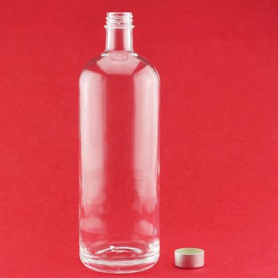 Drinkable Spirit Custom Vodka Glass Bottle lL Clear Glass Vodka Bottle With Llid