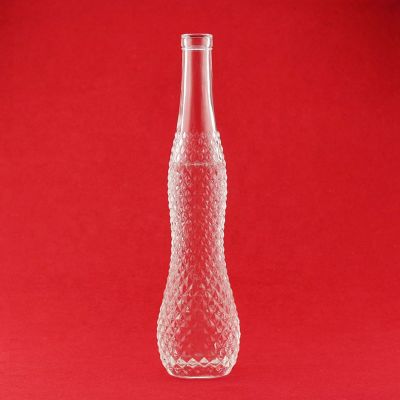 500ml Glass Bottle Unique Glass Liquor Bottle European Glass Bottles With Cork Stopper 