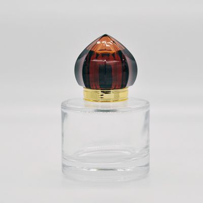 50ml wholesale Glass Luxury Cylinder Perfume Bottle 