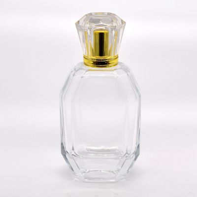 Factory supply Modern design 100ml empty custom glass perfume bottle 