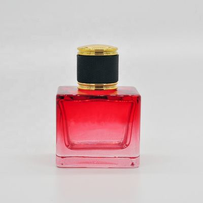 ODM OEM square bulk beautiful design perfume glass bottles 