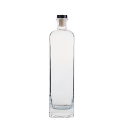 700ml glass liquor bottles square shape glass wine bottle special shape glass bottle
