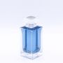 square long transparent cylindrical smooth custom glass perfume bottles for sale 