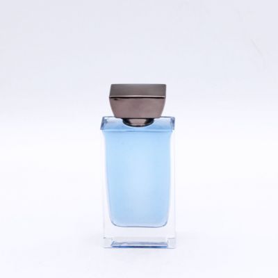 100ml elegant rectangle transparent high quality glass perfume bottles wholesale 