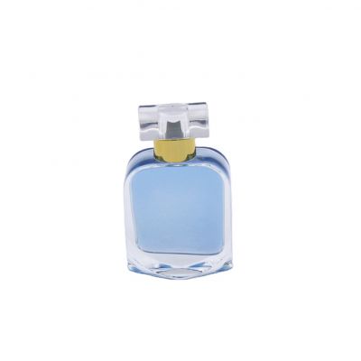 custom transparent 100ml glass cosmetic packaging clear empty perfume bottles 