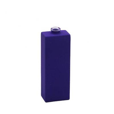 luxury violet 100ml glass cosmetics container wholesale empty perfume bottles