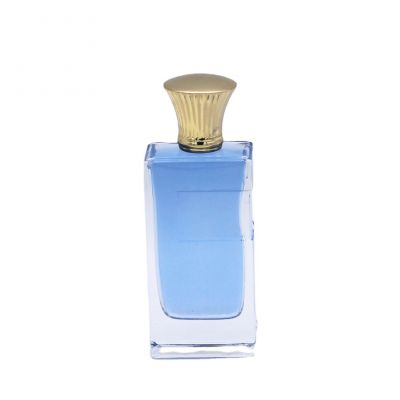 customized fancy 100ml transparent cosmetic perfume clear glass sprayer bottle 