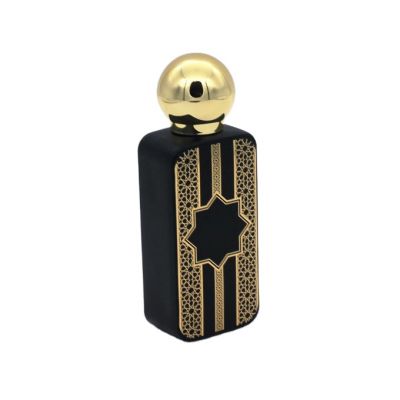custom made 50ml black glass spray container cosmetic latest empty perfume bottles 