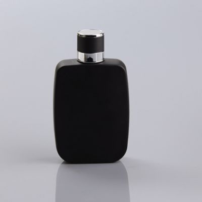 100ml solid black color perfume bottle 100ml glass for man 