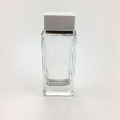 120ml empty big glass perfume bottles with luxury cap for lady 