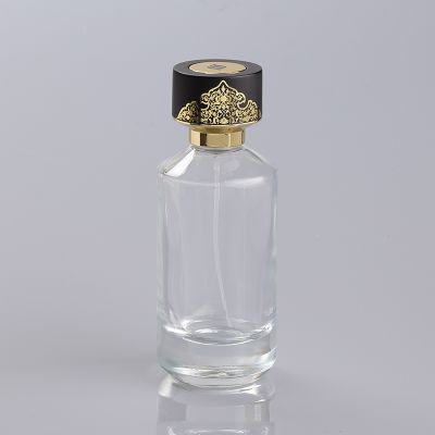 special design empty 100ml clear glass arabic perfume bottle