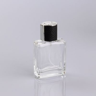 50ml clear empty spray glass perfume glass bottle 