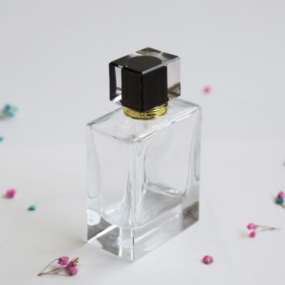 100ml traditional rectangle perfume glass bottles 