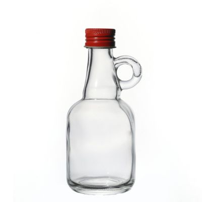 Hot Sale Airtight 100ml Liquor Alcohol Wholesale Wine Bottle Glass with Handle