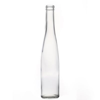 Glass Bottle Factory Airtight Empty Flint Slim-Necked 400ml Glass Liquor Container 