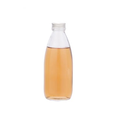 250ml glass beverage bottle with ropp lid 