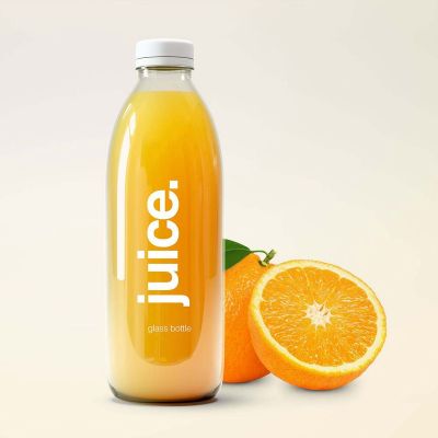 Wholesale 500ml glass bottle for fresh juice 