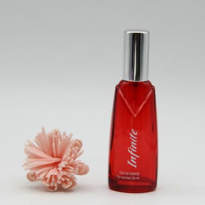 20ml glass perfume bottle with sprayer and aluminum cap 