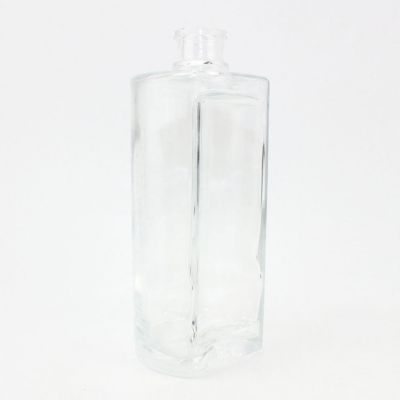 Oblong 500ml empty glass bottle liquor glass bottle 