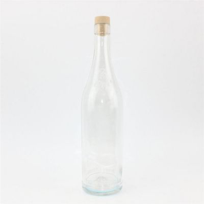 700ml glass bottles with cork for spirits silver spirit bottle on sale 