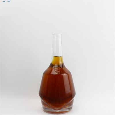Factory cheap price wholesale custom round glass liquor bottles 
