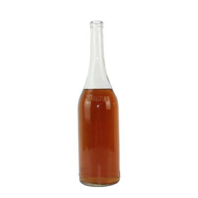 750ml electroplate clear glass bottle 