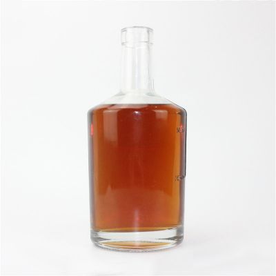 Simple classic thick bottom liquor glass bottle