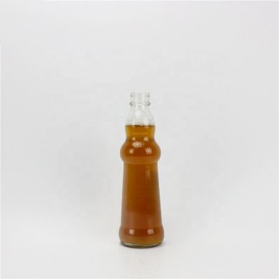 300ml clear liquor glass bottle