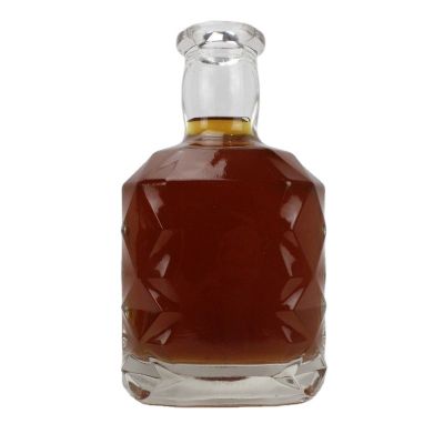 Custom 750ml Glass bottle for vodka and whiskey glass bottle 
