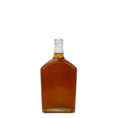 Hot transparent 700ml vodka whisky glass liquor bottle 