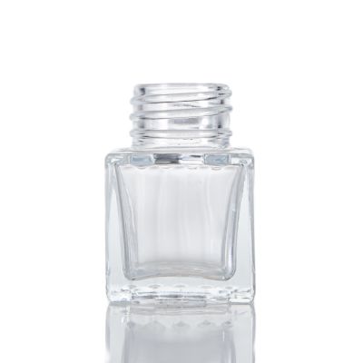 Home Aroma Aromatherapy Bottle 25ml MIni Square Diffuesd Glass Bottle