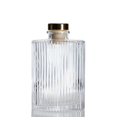 Home Air Fresh Clear Empty 200ml Diffuser Aroma Oil Bottle With Cap
