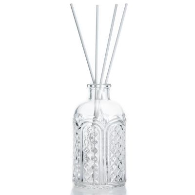 Decorative Diffuser Bottle 200ml Empty Clear Aromatherapy Diffuser Reed Bottle