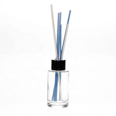 Custom Small Empty Reed Diffuser Bottles Glass 50ml Crystal Aromatherapy Bottle 