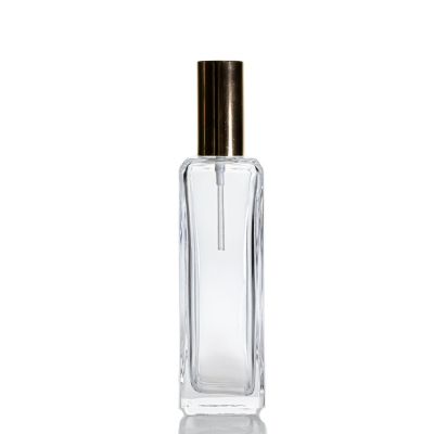 Luxury Cologne Bottle Spray Pump Perfume 120ml Glass Empty Square Perfume Bottles