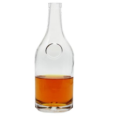 vodka glass bottle for wholesale 700ml wine glass bottles with cork and label for whisky bottle 