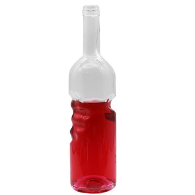 High quality factory supply custom clear wine for wine prices hand of angel vodka whisky glass bottles 