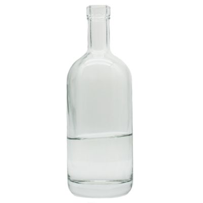 Custom high quality small mini 187ML vodka spirits liquor glass bottle