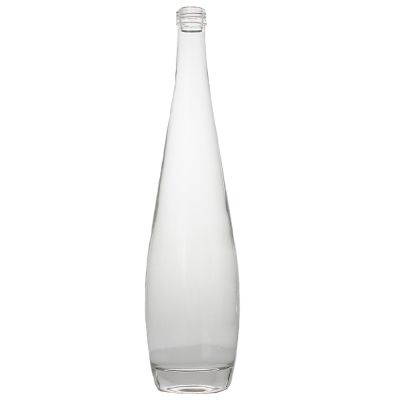 super flint white water glass bottle mineral and soda glass bottles with screw cover