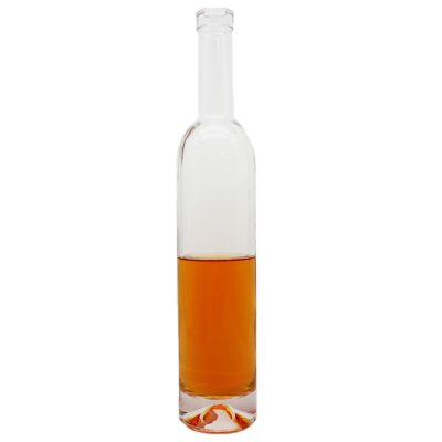 Custom wholesale high quality eco-friendly vodka whisky bottle 500ml brandy glass bottle wholesale price