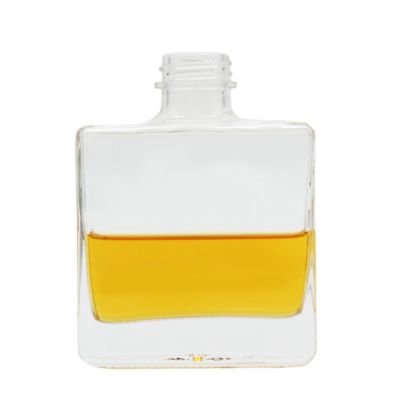 Custom durable using low price factory mini glass bottle for spirit liquor 150ml