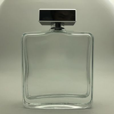 100ml Flat Square Perfume glass bottle