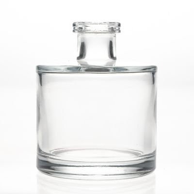 Simple Cylinder Round Glass Bottle Room Fragrance Bottles 200 ml Aroma Glass Reed Diffuser Bottles